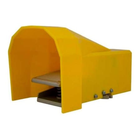 Bimba Mfg Co Bimba-Mead Foot Pedal Valve M4F210-08-LG, 5 Port, 2 Pos, Direct Acting W/Lock & Guard, 1/4" NPT M4F210-08-LG